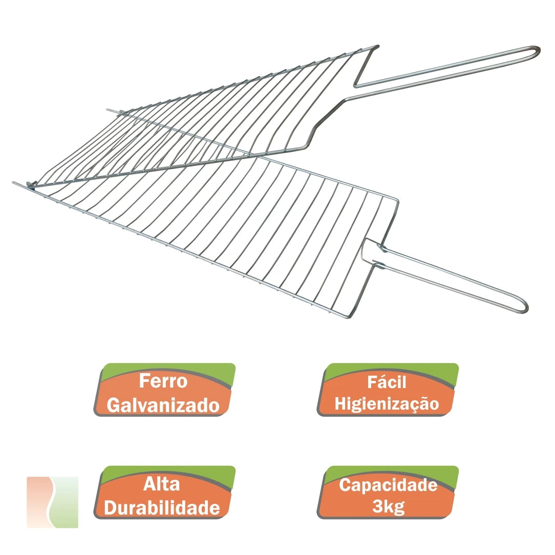 Grelha Para Churrasqueira - Churraskit